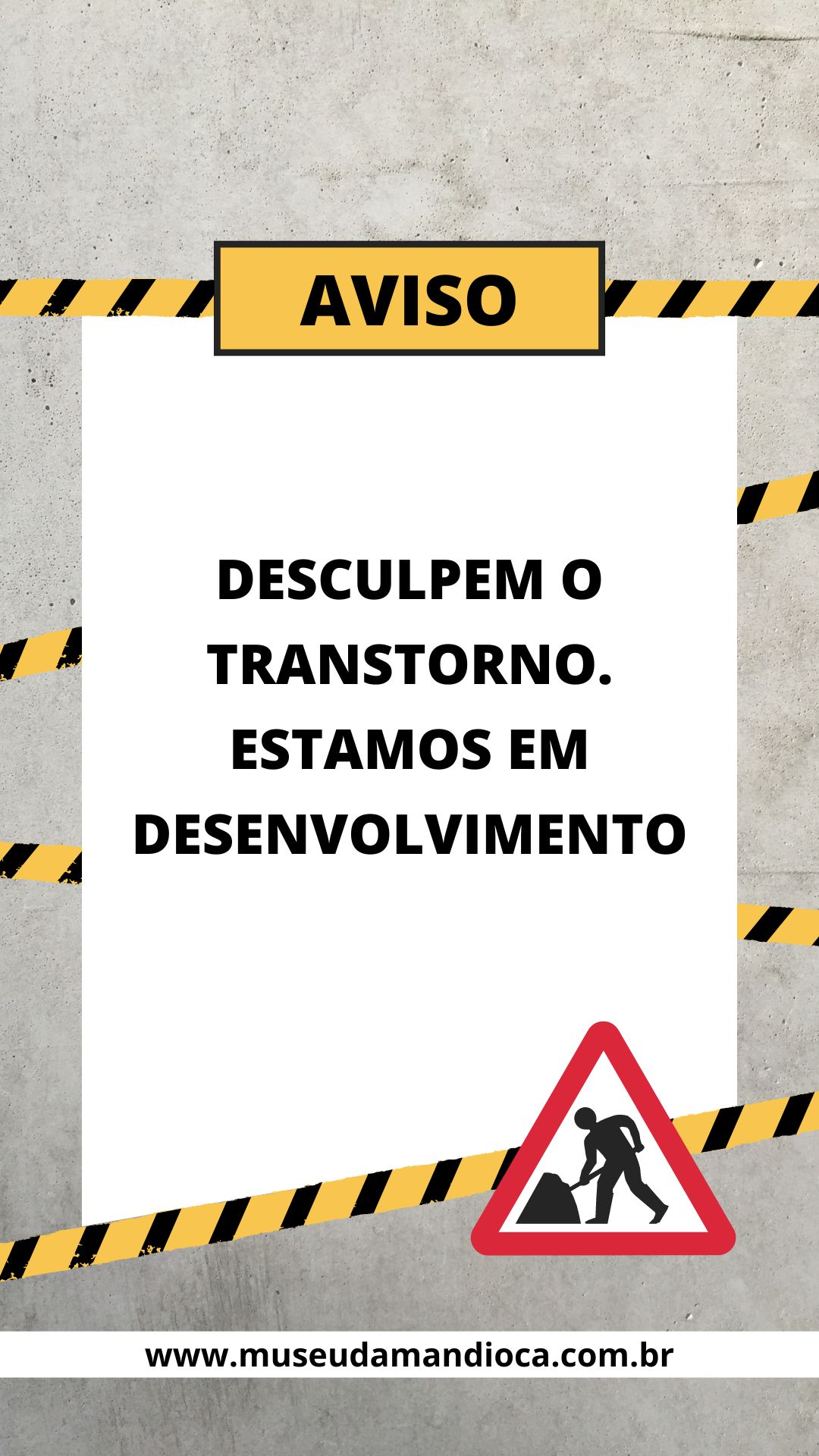 site em construção